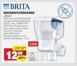 Wasserfilterkanne Aluna Angebote von Brita bei Marktkauf Ravensburg für 12,99 €