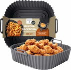 Silikon-Backformen für Heißluftfritteusen von Gourmetmaxx im aktuellen Netto Marken-Discount Prospekt für 9,99 €