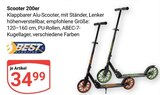 Scooter 200er Angebote von BEST bei GLOBUS Mannheim für 34,99 €