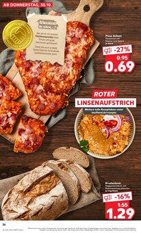 Pizza im aktuellen Kaufland Prospekt (Regensburg) Pizza im Kaufland Prospekt "RICHTIG FRISCH" mit 69 Seiten (Regensburg)
