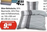 Biber-Bettwäsche im Angebot bei Möbel AS in Karlsruhe Biber-Bettwäsche Angebote bei Möbel AS Karlsruhe für 9,95 €