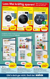 Waschmaschine Angebot im aktuellen ROLLER Prospekt auf Seite 11