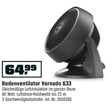Bodenventilator Vornado 633 bei OBI in Hamburg Bodenventilator Vornado 633 im Angebot bei OBI Hamburg für 64,99 €