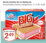 Eis im Multipack im Angebot bei GLOBUS in Kerpen Eis im Multipack Angebote von Nestlé Schöller bei GLOBUS Kerpen für 2,49 €