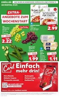 Margarine im Kaufland Prospekt "EXTRA-ANGEBOTE" mit 8 Seiten (Berlin)