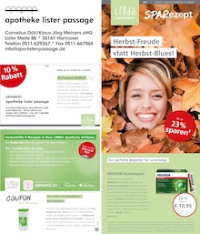 Aktueller LINDA Premiumapotheke Prospekt für Hannover und Ungebung,  Seiten zum blättern LINDA Premiumapotheke Prospekt Aktuelle Angebote mit  Seiten in Hannover und Umgebung