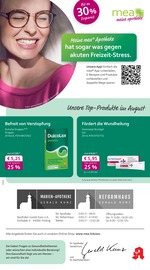 Aktueller mea - meine apotheke Apotheken Prospekt in Ruhstorf und Umgebung, "Unsere August-Angebote" mit 4 Seiten, 01.08.2025 - 31.08.2025