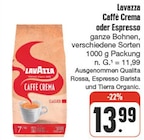 nah und gut Burgpreppach - Caffè Crema oder Espresso Angebot im Prospekt Caffè Crema oder Espresso bei nah und gut im Burgpreppach Prospekt für 13,99 €