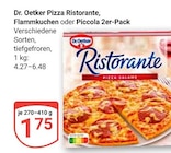 Pizza Ristorante im Angebot bei GLOBUS in Rostock Pizza Ristorante Angebote von Dr. Oetker bei GLOBUS Rostock für 1,75 €
