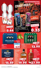 Aktueller Kaufland Prospekt mit Bier, "KNÜLLER", Seite 21