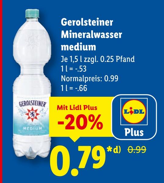 Mineralwasser medium