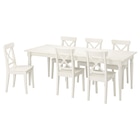 Tisch und 6 Stühle weiß/weiß Angebote von INGATORP / INGOLF bei IKEA Braunschweig für 678,94 €