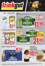 Trinkgut Getränkemärkte Prospekt der aktuellen Woche mit 8 Seiten, gültig von 02.03.2026 bis 07.03.2026, in Bad Münster-Ebernburg und Umgebung Aktueller Trinkgut Getränkemärkte Prospekt in Bad Münster-Ebernburg und Umgebung, "Aktuelle Angebote" mit 8 Seiten, 02.03.2026 - 07.03.2026