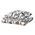Bettwäsche-Set, 2-teilig weiß/schwarz/braun 155x220/80x80 cm im Angebot bei IKEA in Grevenbroich Bettwäsche-Set, 2-teilig weiß/schwarz/braun 155x220/80x80 cm Angebote von LUNDSKAFTING bei IKEA Grevenbroich für 29,99 €