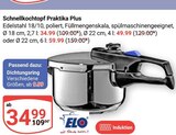 Schnellkochtopf Praktika Plus Angebote von ELO bei GLOBUS Bad Kreuznach für 9,99 €