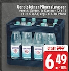EDEKA - Mineralwasser Angebot im Prospekt Mineralwasser bei EDEKA im Prospekt "" für 6,49 €