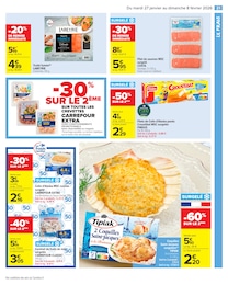 Prix et réduction Truite fumée dans le prospectus Carrefour Market en cours Offre Truite fumée dans le catalogue Carrefour Market du moment à la page 23