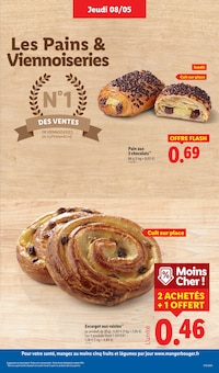 Promo Pain Au Chocolat dans le catalogue Lidl du moment à la page 9