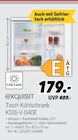 Tisch-Kühlschrank KS16-V-040E bei MEDIMAX im Geldern Prospekt für 179,00 €