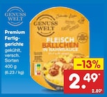 Aktuelle Hackfleisch Angebote bei Netto Marken-Discount in Leverkusen Aktuelles Premium Fertiggerichte Angebot bei Netto Marken-Discount in Leverkusen ab 2,49 €
