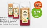 Bio-Dinkel-Nudeln Angebote von Alnatura, Bioland bei tegut München für 1,79 €