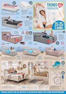 Bett im Trends Prospekt "TRENDS FOR FRIENDS" mit 8 Seiten (Neuss)