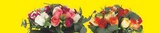Composition roses et feuillage en promo chez Super U Antony à 16,99 €