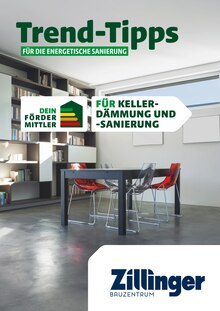Bauzentrum Zillinger Prospekt Trend-Tipps FÜR DIE ENERGETISCHE SANIERUNG mit  Seiten in Offenberg und Umgebung
