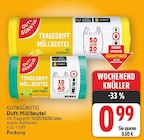 Tragegriff Müllbeutel mit Citrusduft von Gut&Günstig für 0,99 € bei E center im Angebot Tragegriff Müllbeutel mit Citrusduft von Gut&Günstig im aktuellen E center Prospekt