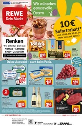 REWE Prospekt "Dein Markt" für Oberhausen, 33 Seiten, 25.03.2024 - 30.03.2024