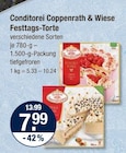 Festtags-Torte Angebote von Conditorei Coppenrath & Wiese bei V-Markt Kaufbeuren für 7,99 €