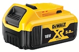 Batterie à glissière 18V Li-ion XR 5Ah - DeWalt en promo chez Screwfix Maubeuge à 72,99 €