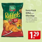 funny-frisch Riffels oder Ofen Chips Angebote bei famila Nordost Stralsund für 1,29 €