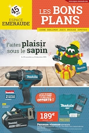 Prospectus Espace Emeraude à Mende, "Faites plaisir sous le sapin", 4 pages, 26/11/2025 - 24/12/2025