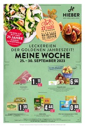 Hieber Prospekt "Aktuelle Angebote", 18 Seiten, 25.09.2023 - 25.09.2023 Aktueller Hieber Prospekt, "Aktuelle Angebote", mit Angeboten der Woche, gültig von 25.09.2023 bis 25.09.2023