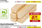 Konstruktionsholz bei toom Baumarkt im Lüblow Prospekt für 0,79 €
