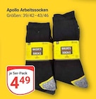Arbeitssocken Angebote von Apollo bei GLOBUS Völklingen für 4,49 €