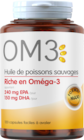 OM3 Huile de poisson riche x 120 capsules - OM3 - NaturéO à Metz OM3 Huile de poisson riche x 120 capsules - OM3 en promo chez NaturéO Metz à 19,25 €