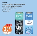 Unstoppables Wäscheparfüm von Lenor im aktuellen V-Markt Prospekt für 3,49 €