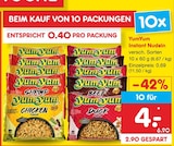 Instant Nudeln Shrimp Angebote von YumYum bei Netto Marken-Discount Nordhorn für 4,00 €