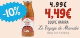 Soupe harira - LE VOYAGE DE MAMABÉ dans le catalogue Naturalia