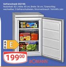 Gefrierschrank GS2186 Angebote von BOMANN bei GLOBUS Jena für 199,00 €