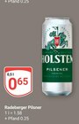 Pilsener Angebote von Holsten bei GLOBUS Hof für 0,65 €