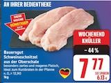 Schweineschnitzel aus der Oberschale Angebote von Bauerngut bei EDEKA Potsdam für 7,77 €