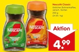 Aktuelles Classic löslicher Bohnenkaffee Angebot bei Netto Marken-Discount in Augsburg ab 4,99 €