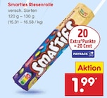 Aktuelle Smarties Angebote bei Netto Marken-Discount in Mannheim Aktuelles Riesenrolle Angebot bei Netto Marken-Discount in Mannheim ab 1,99 €