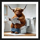 Gerahmtes Bild „Lustiges Hochlandrind II“ Angebote bei Hornbach Velbert für 9,95 €