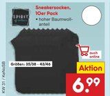 Sneakersocken im Angebot bei Netto Marken-Discount in Krefeld Sneakersocken Angebote von Spirit bei Netto Marken-Discount Krefeld für 6,99 €
