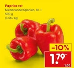 Aktuelles Paprika rot Angebot bei Netto Marken-Discount in Koblenz ab 1,79 €