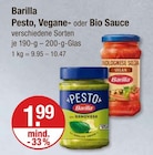 Pesto im V-Markt Prospekt Pesto von Barilla im aktuellen V-Markt Prospekt für 1,99 €